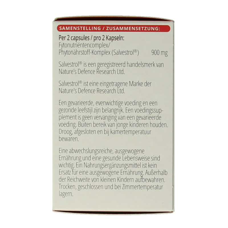 Vitals Salvestrol platinum 60 Capsules