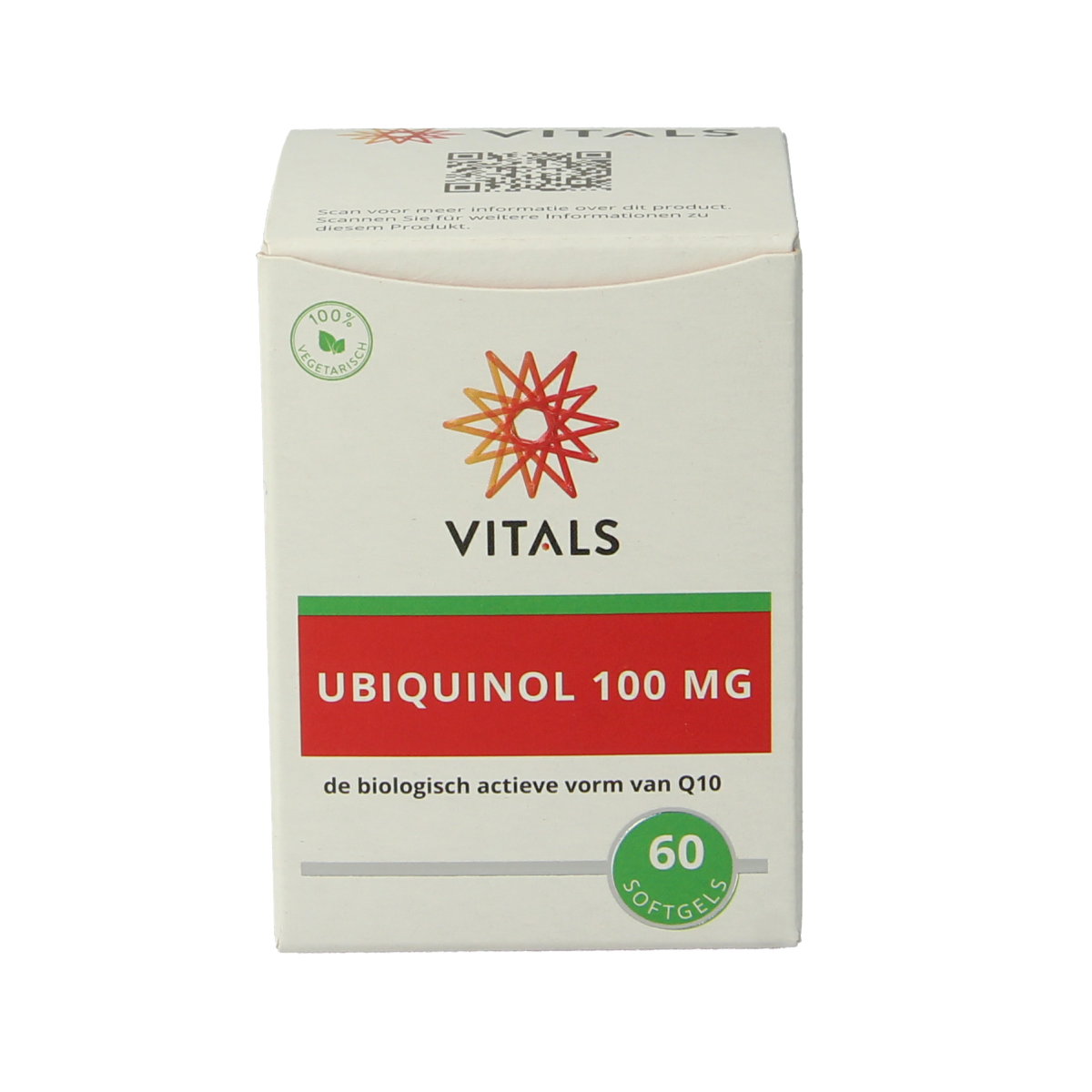 Vitals Ubiquinol 100 mg 60.00 Softgels