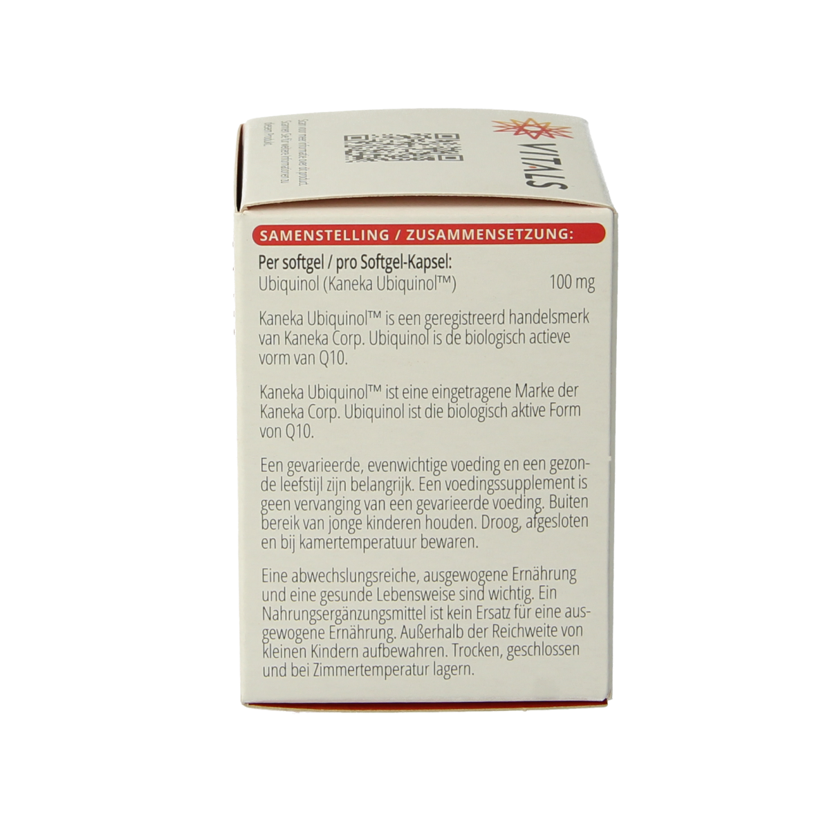 Vitals Ubiquinol 100 mg 60.00 Softgels