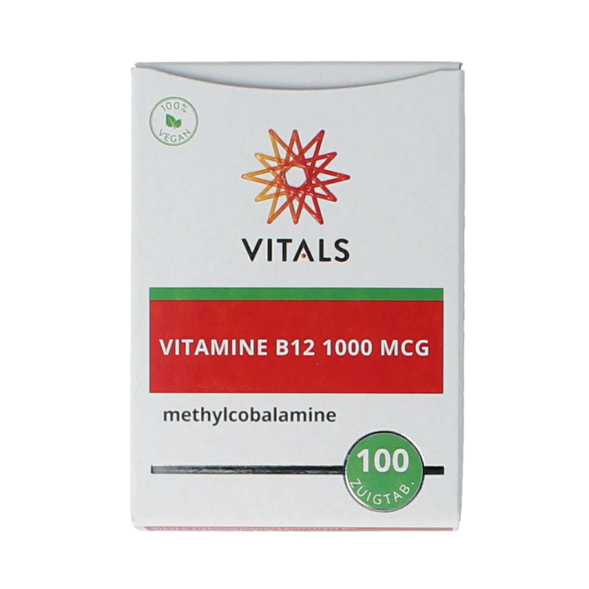 Vitals Vitamine B12 methyl 1000 mcg 100.00 Zuigtabletten