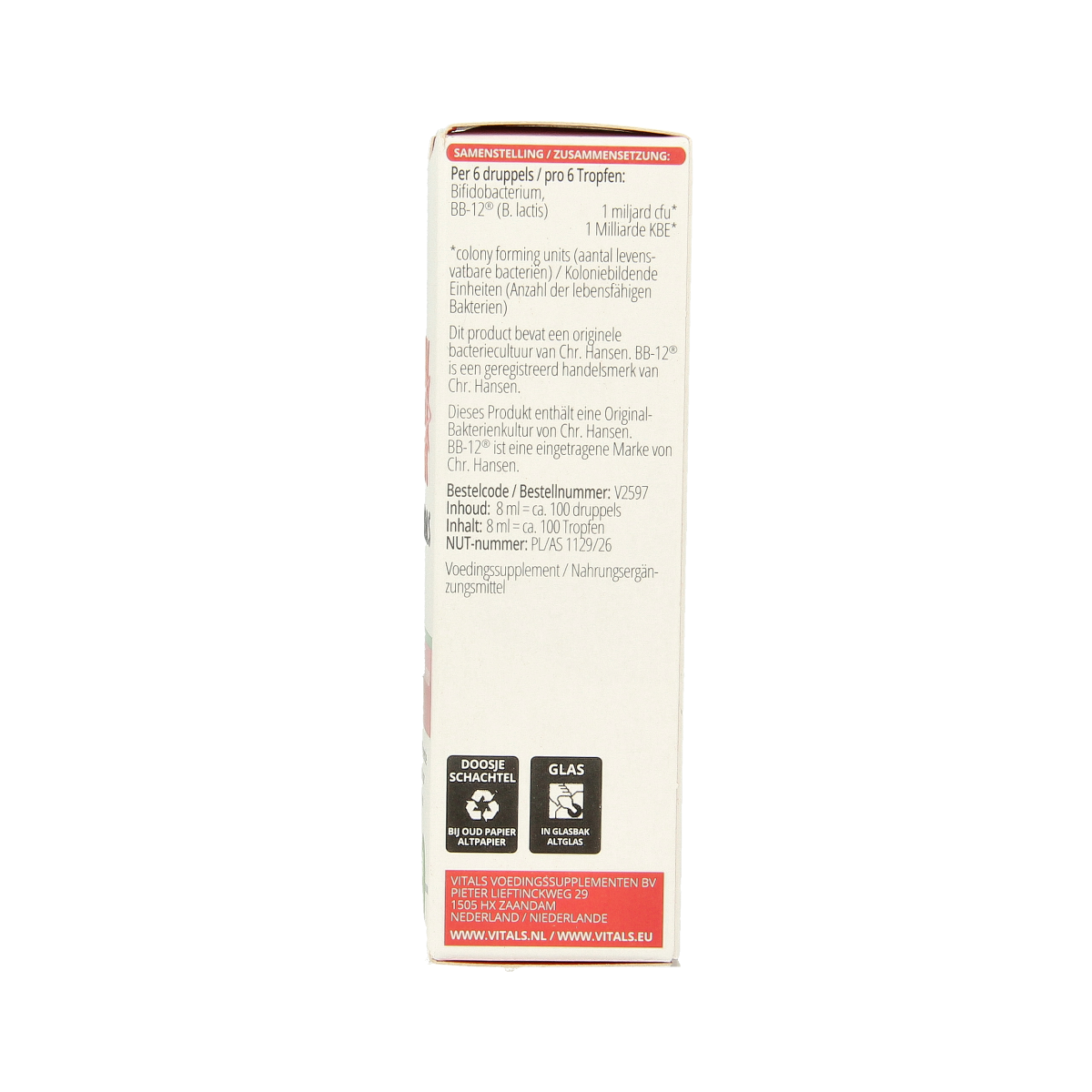 Vitals Microbiol kind 0-4 jaar 8.00 Milliliter