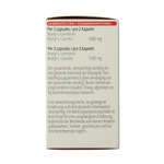 Vitals Acetyl-L-Carnitine 500mg 60.00 Vegetarische capsules