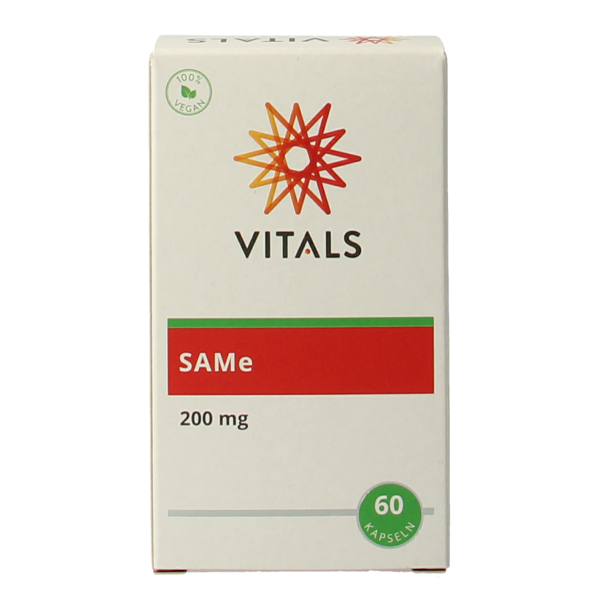 Vitals SAMe 200mg 60.00 Vegetarische capsules