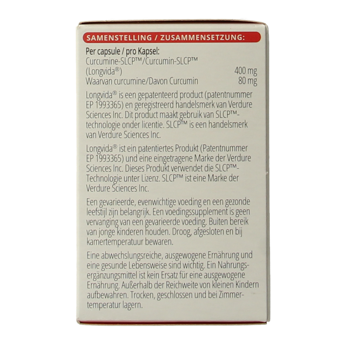 Vitals Curcumine SLCP 60.00 Capsules