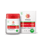 Vitals Vitamine B12 1000 mcg folaat 500 mcg 100.00 Zuigtabletten