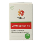 Vitals Vitamine B6 20 mg 100.00 Capsules