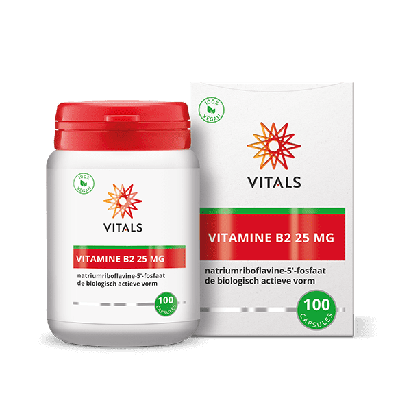 Vitals Vitamine B2 riboflavine 5 fosfaat 100.00 Capsules