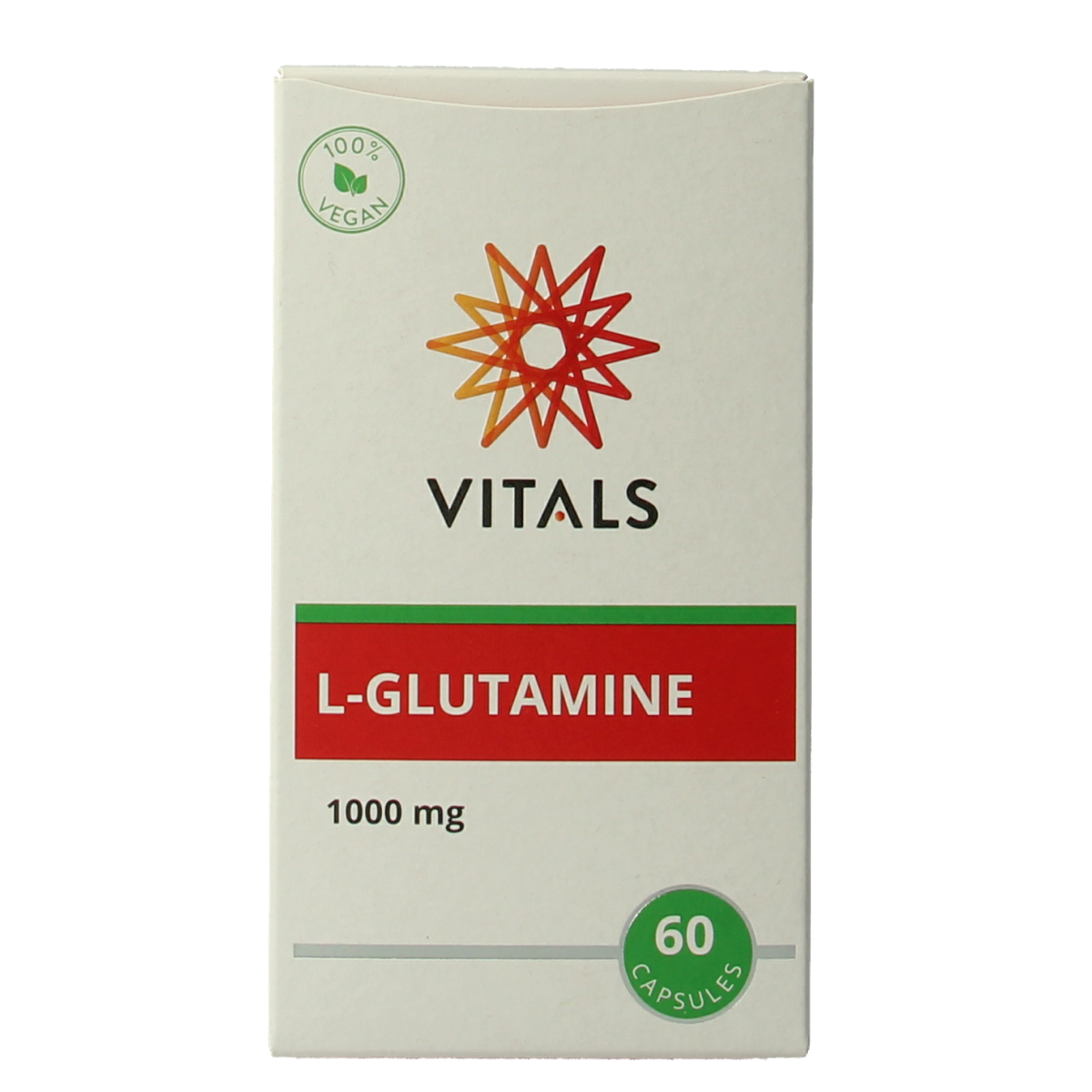 Vitals L-Glutamine 1000mg 60.00 Capsules