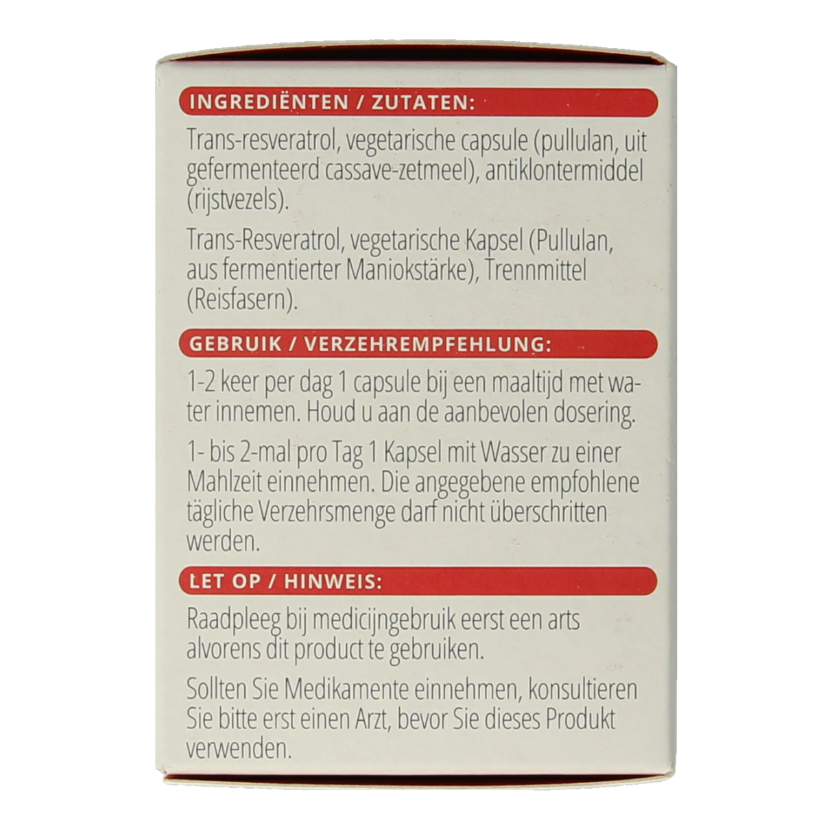 Vitals Resveratrol-VT 60.00 Capsules