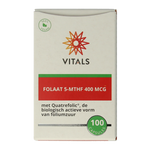 Vitals Folaat 5-MTHF 400 mcg 100.00 Capsules