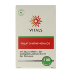Vitals Folaat 5-MTHF 400 mcg 100.00 Capsules