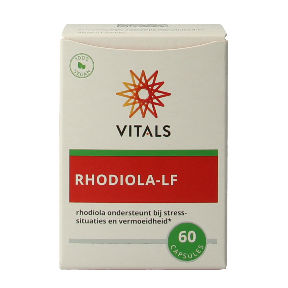 Vitals Rhodiola LF 60.00 Capsules