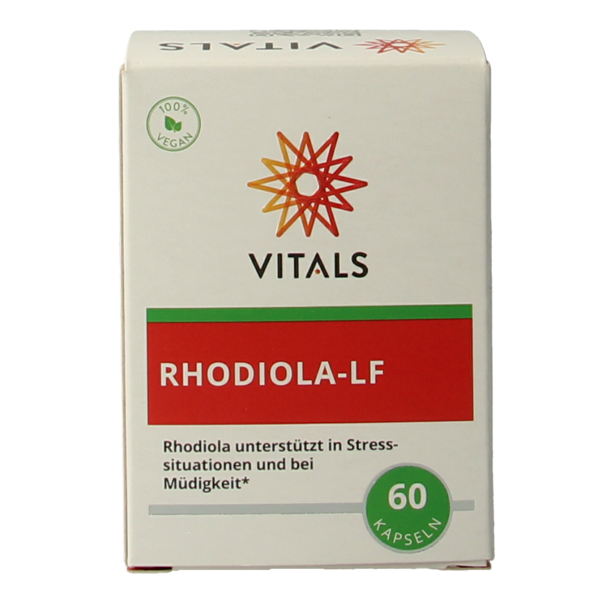 Vitals Rhodiola LF 60.00 Capsules