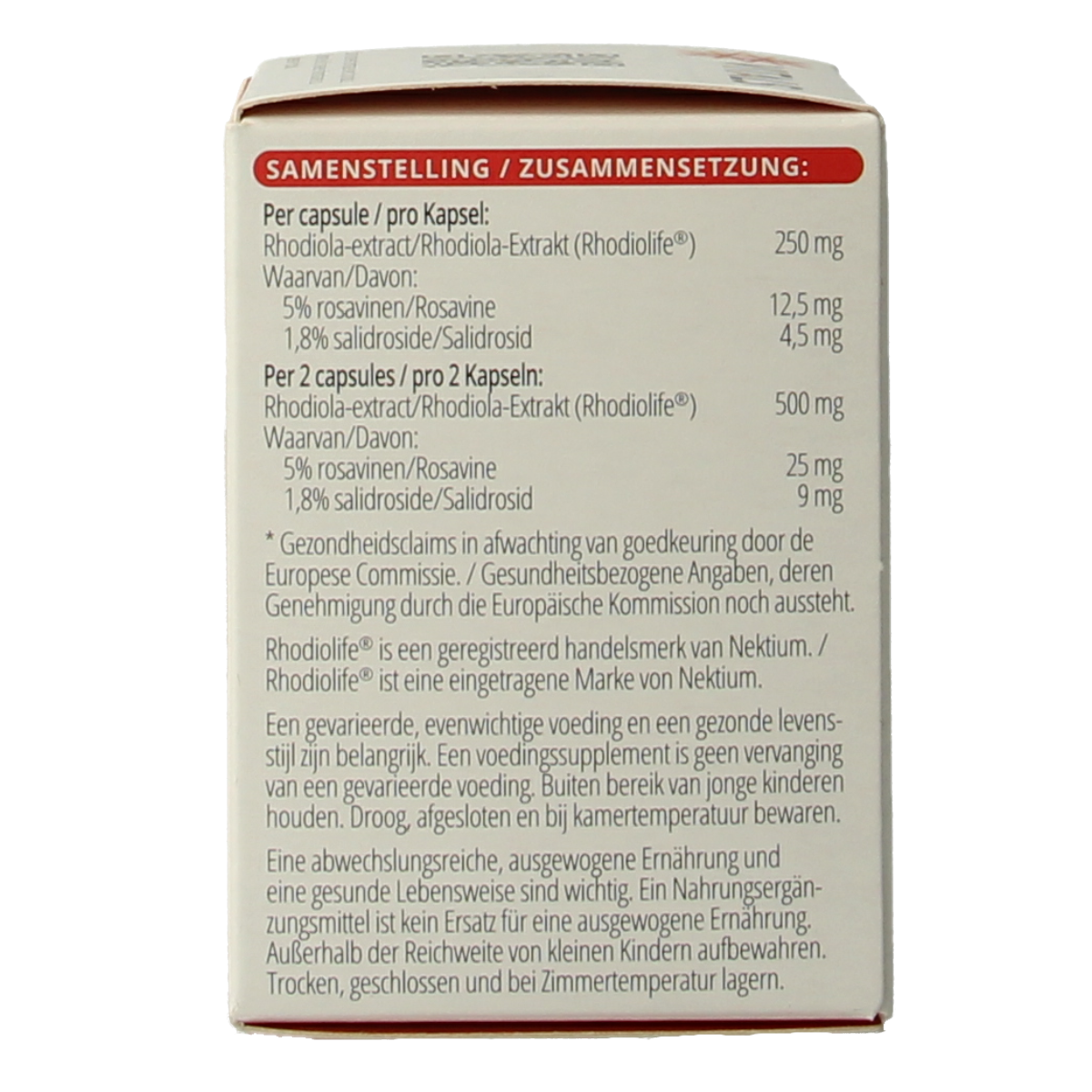 Vitals Rhodiola LF 60.00 Capsules