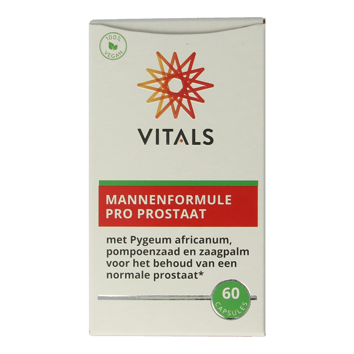 Vitals Mannenformule pro prostaat 60.00 Capsules