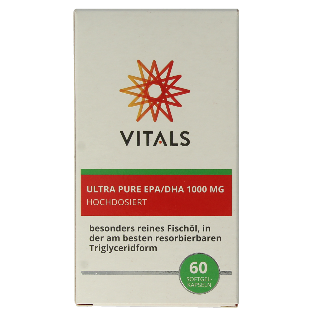 Vitals EPA/DHA Ultra pure 1000mg 60.00 Softgels