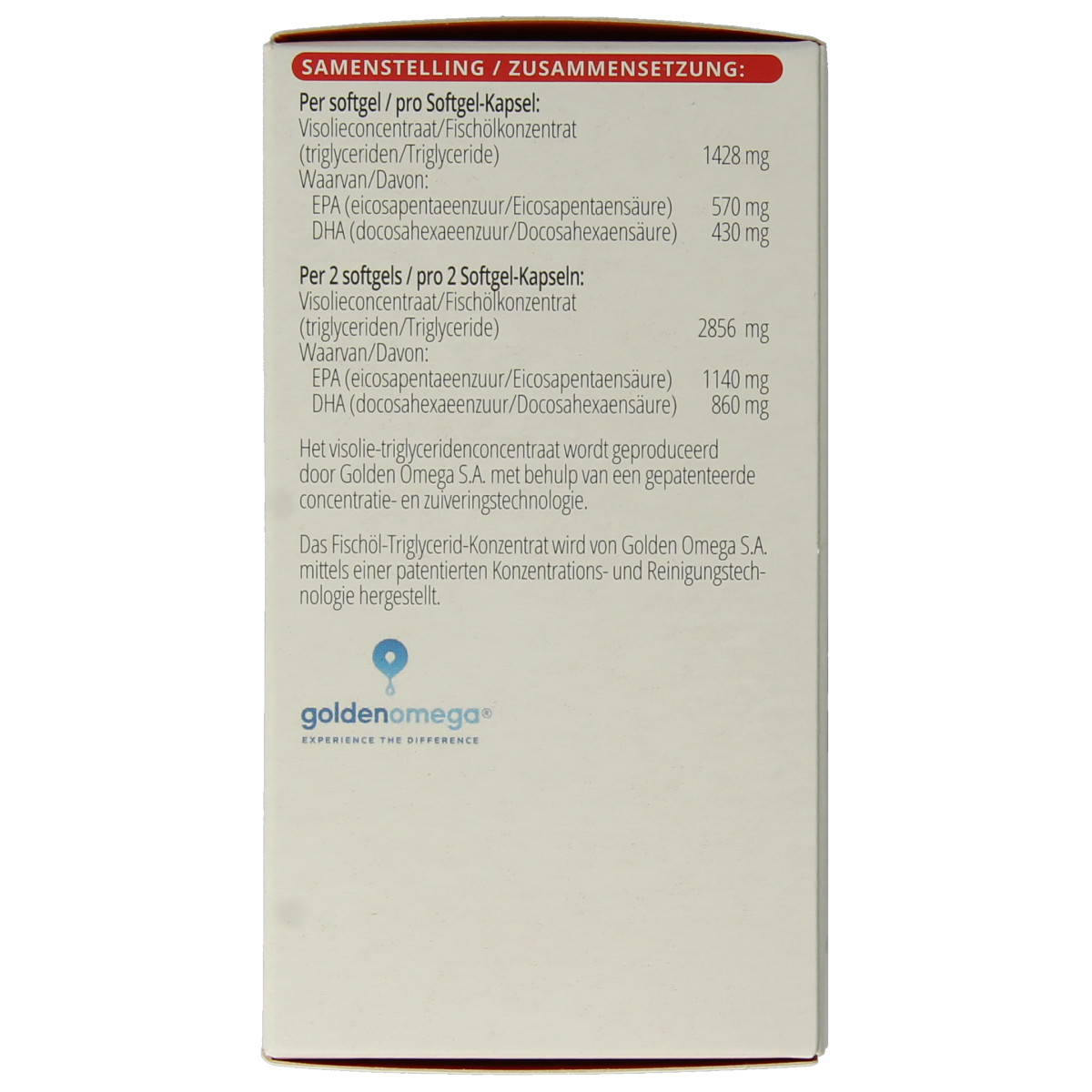 Vitals EPA/DHA Ultra pure 1000mg 60.00 Softgels