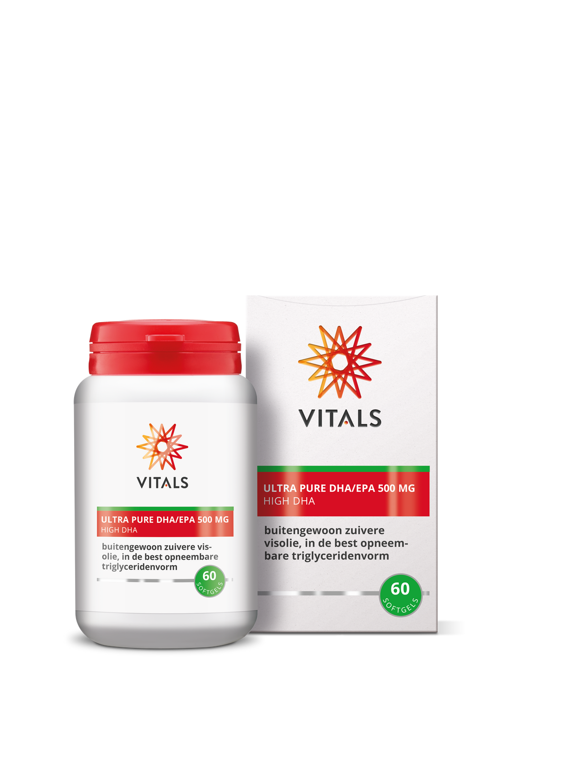Vitals DHA/EPA ultra pure 500mg 60.00 Softgels