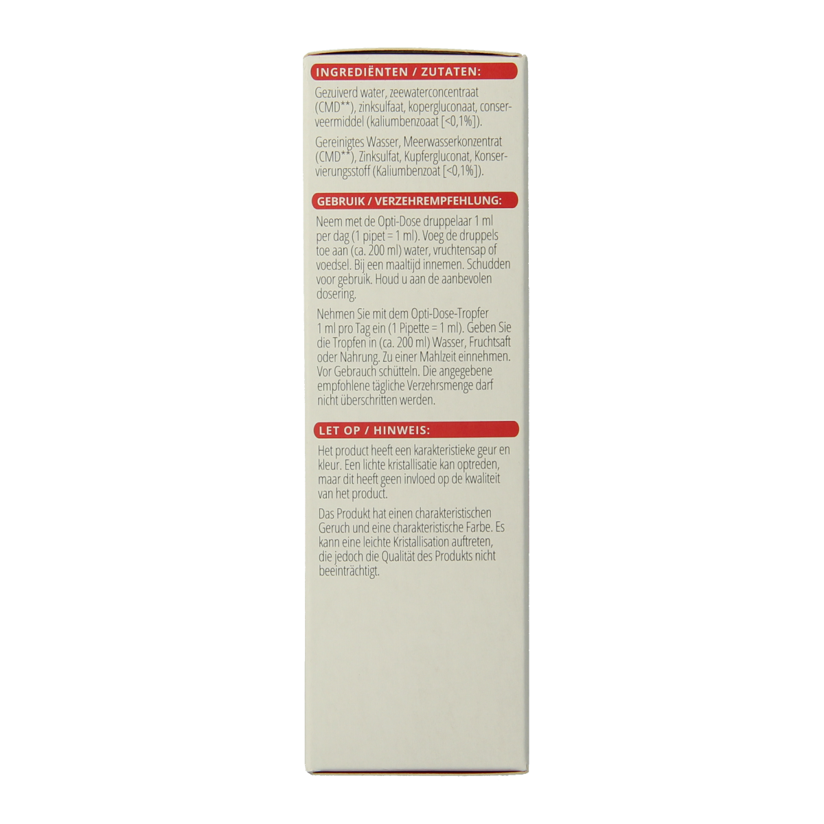 Vitals Elementair zink & koper 60.00 Milliliter