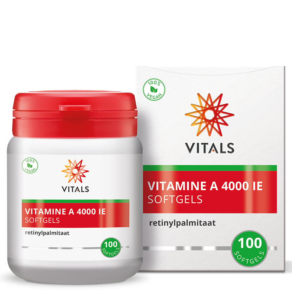 Vitals Vitamine A 4000IE 100.00 Softgels