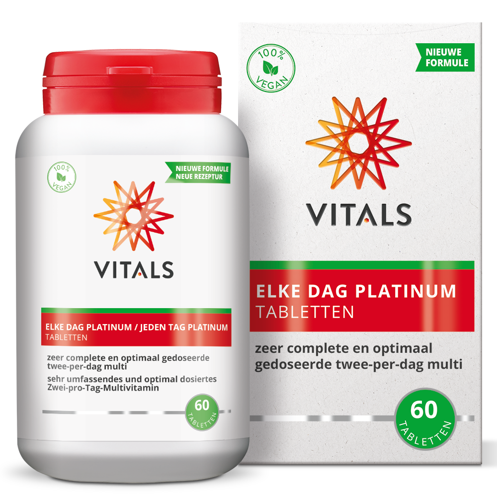 Vitals Elke dag platinum 60.00 Tabletten