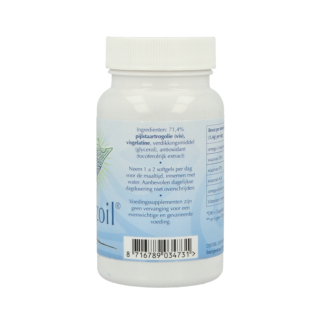 Eczoil Pijlstaartrog olie  30.00 Softgels