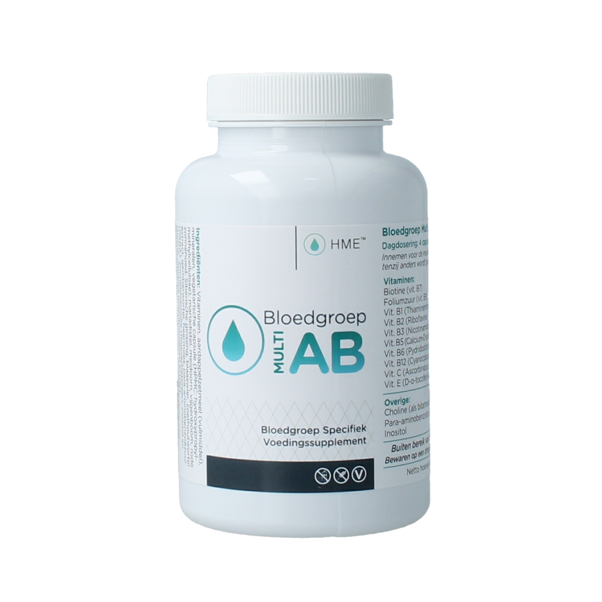 HME Bloedgroep multi AB 120.00 Capsules