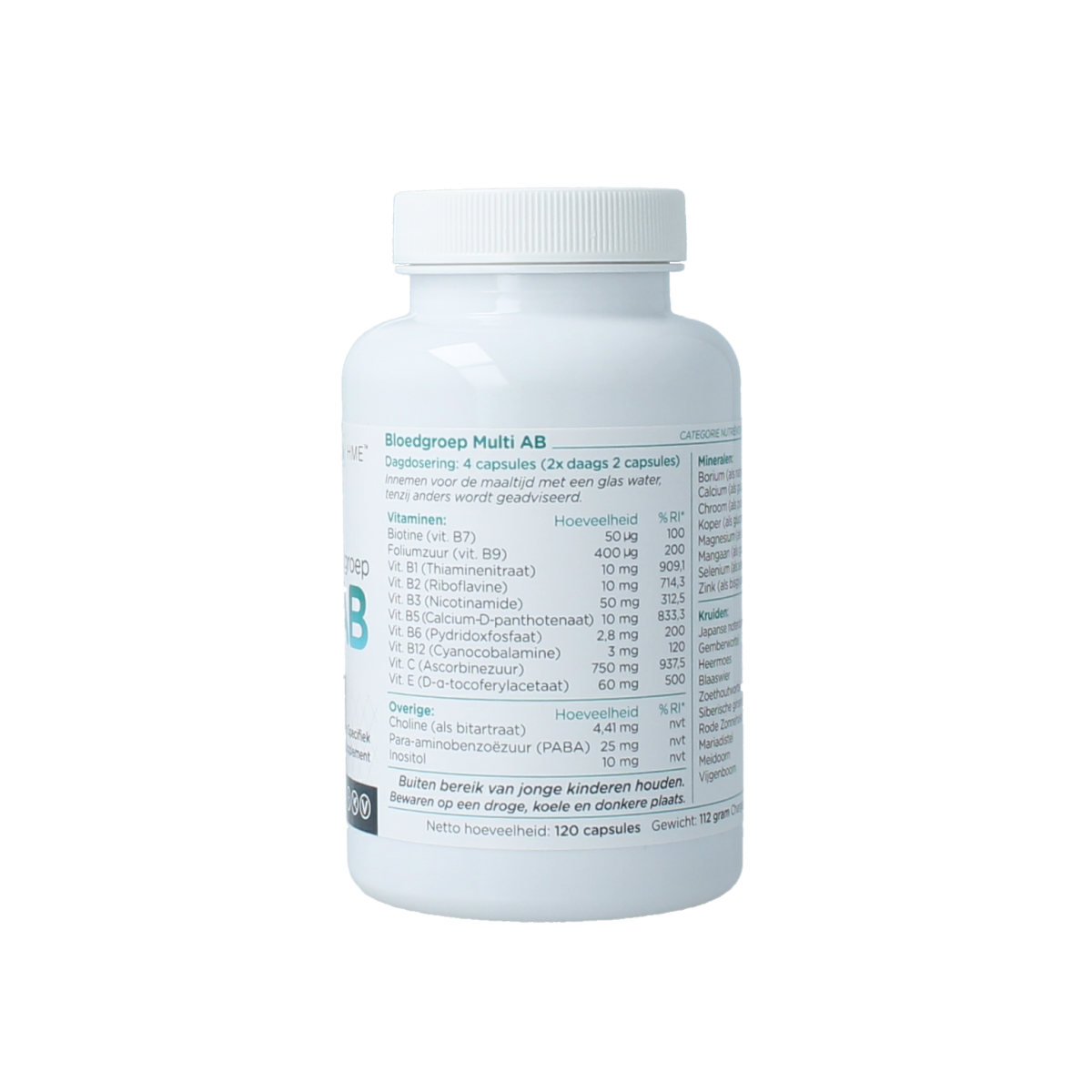 HME Bloedgroep multi AB 120.00 Capsules
