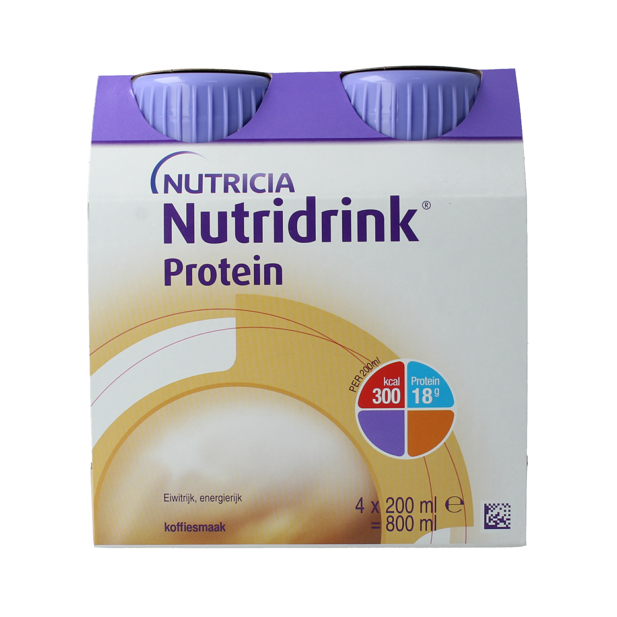 Nutridrink Protein koffie/mokka 200ml 4.00 Stuks