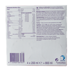 Nutridrink Protein aardbei 200ml 4 Stuks