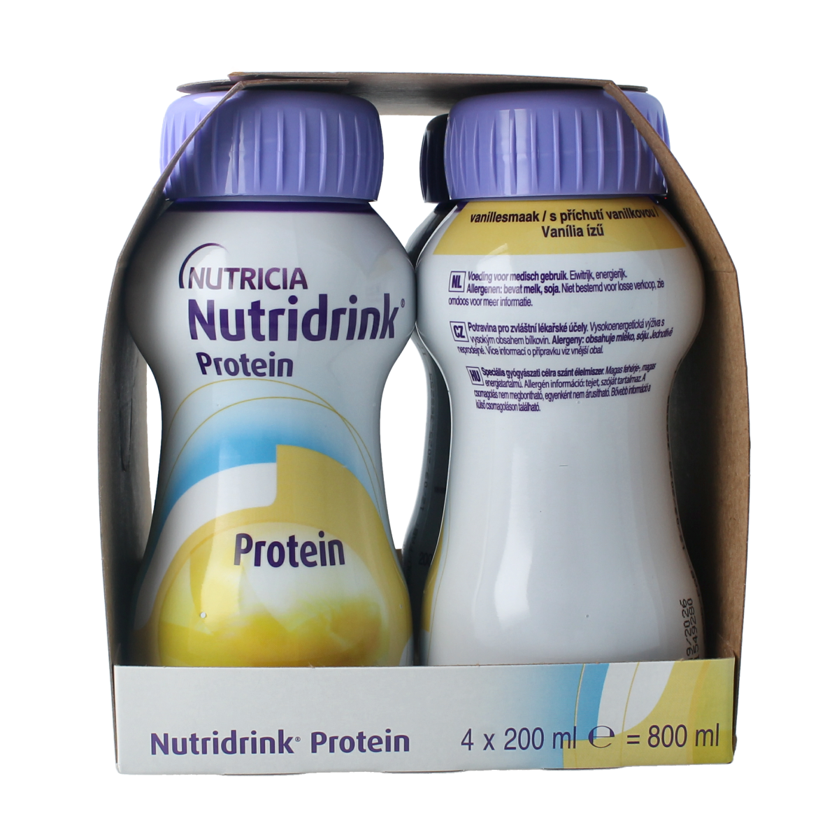 Nutridrink Protein vanille 200ml 4.00 Stuks