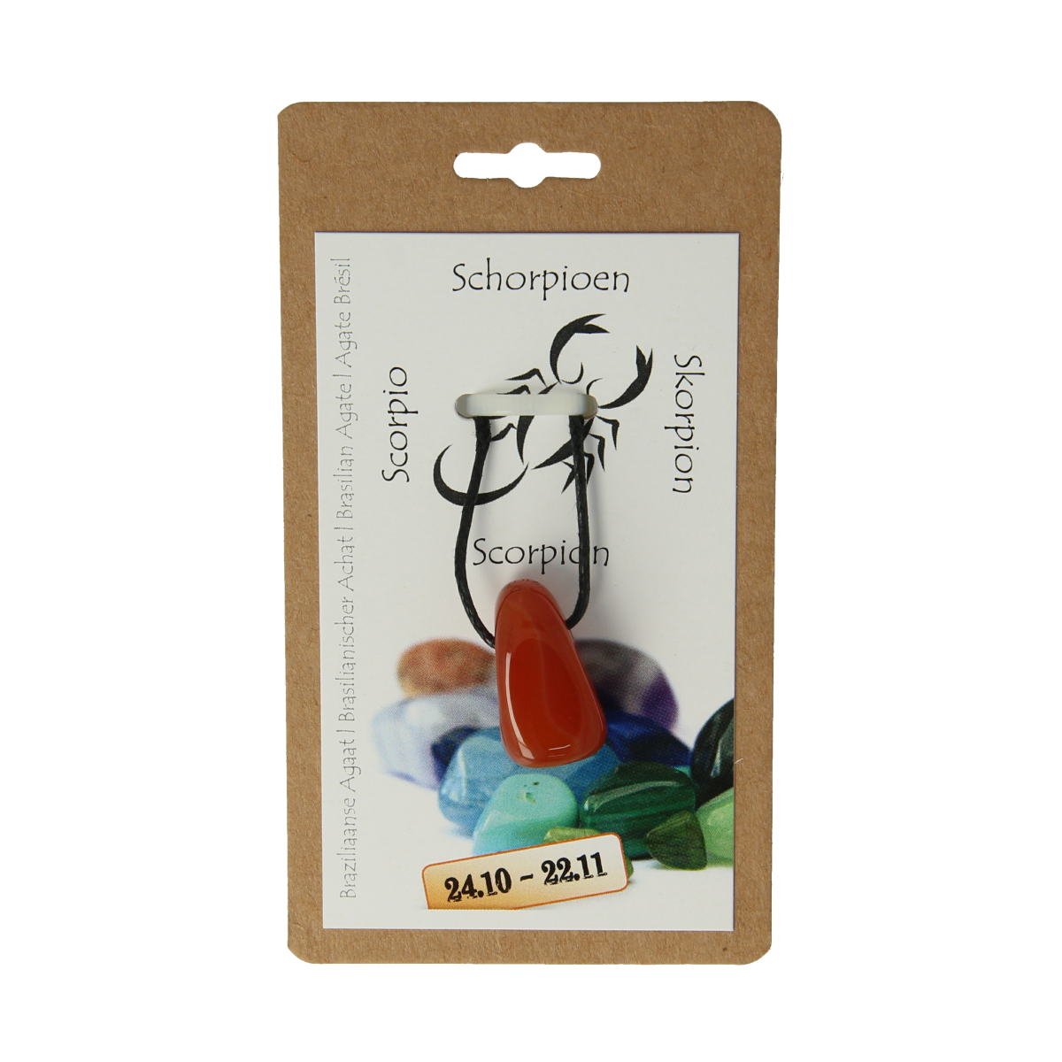 Steengoed Sterrenbeeldhanger schorpioen  1.00 Stuks