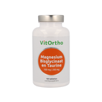 VitOrtho Magnesium bisglycinaat 100 mg en taurine 200 mg 100.00 Tabletten