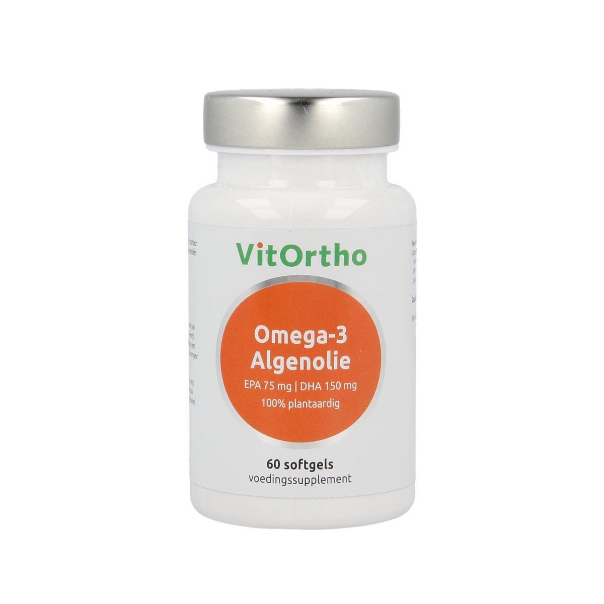 VitOrtho Omega-3 algenolie EPA 75mg DHA 150mg vegan 60.00 Vegetarische capsules