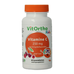VitOrtho Vitamine C 250mg met 25mg bioflavonoiden 60 Kauwtabletten