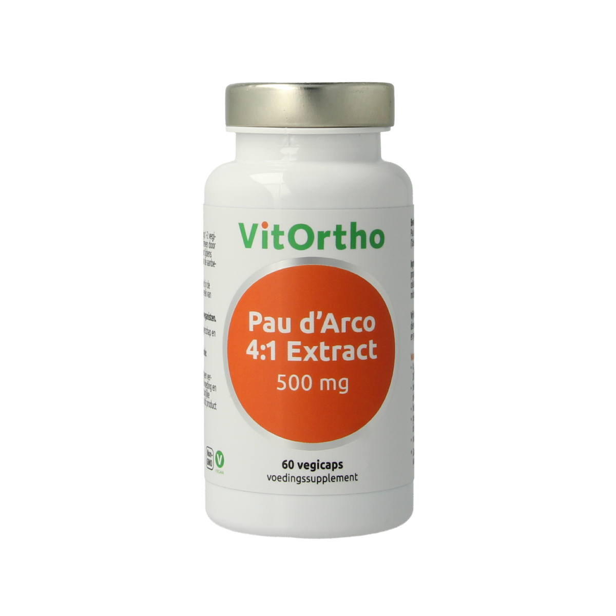 VitOrtho Pau d'arco extract 500mg 60.00 Vegetarische capsules