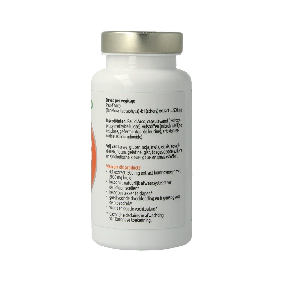 VitOrtho Pau d'arco extract 500mg 60.00 Vegetarische capsules