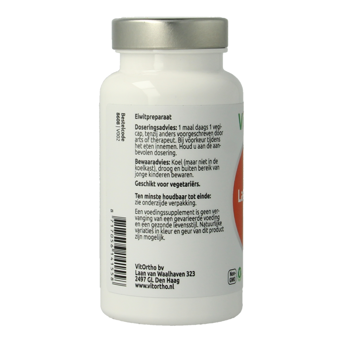 VitOrtho Lactoferrine 200 mg 60.00 Vegetarische capsules