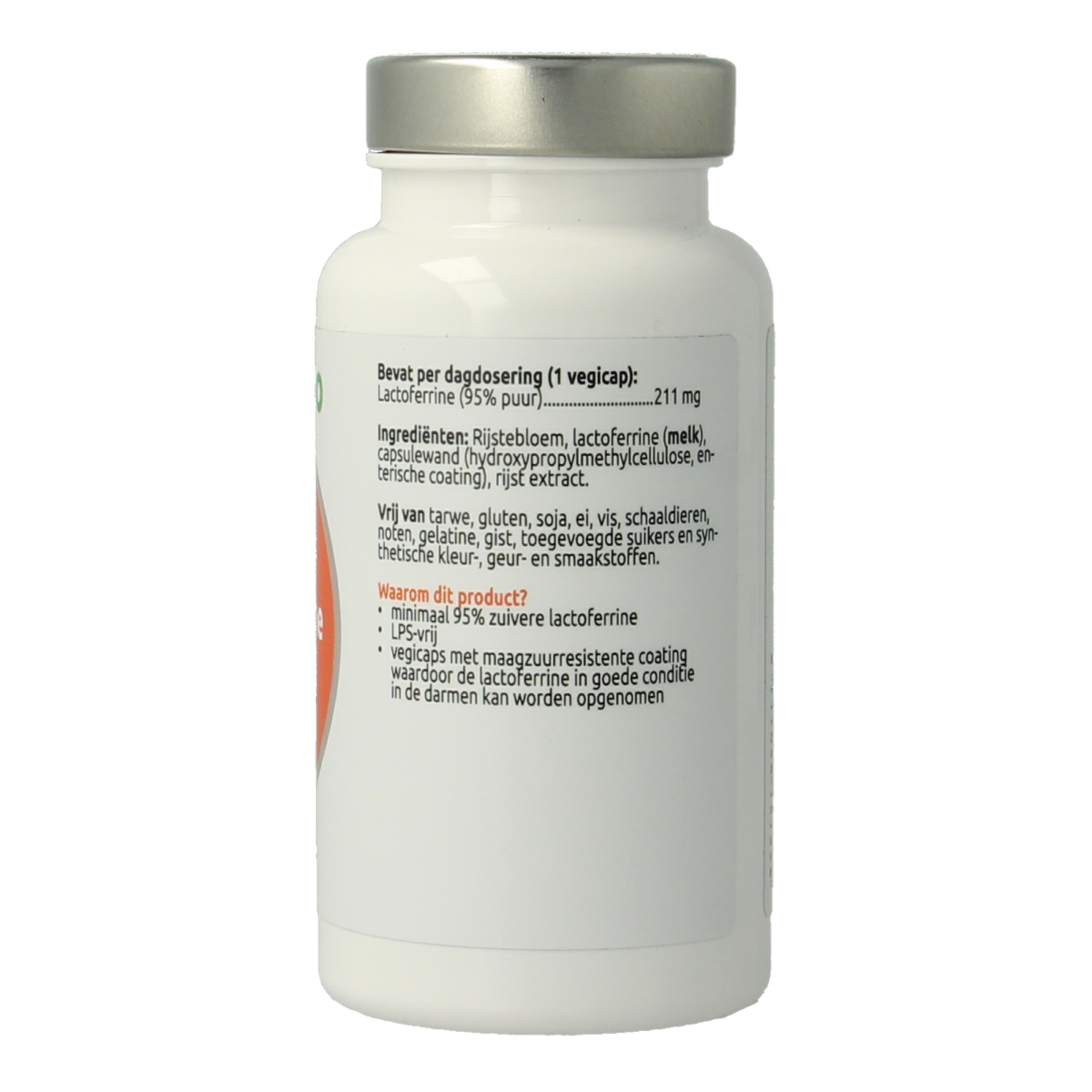 VitOrtho Lactoferrine 200 mg 60.00 Vegetarische capsules