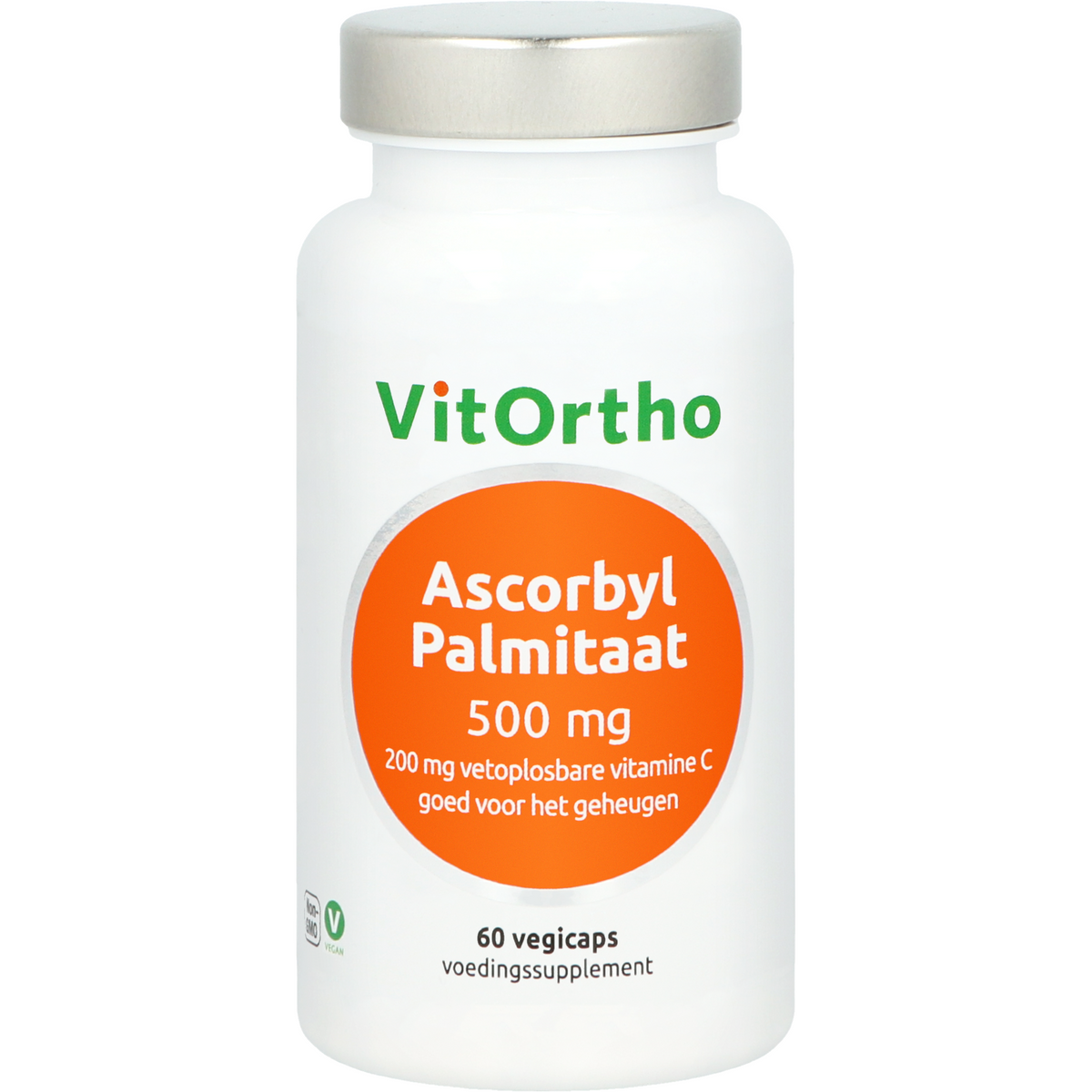 VitOrtho Ascorbyl palmitaat 500mg 60.00 Vegetarische capsules