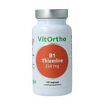 VitOrtho B1 thiamine 250mg 120.00 Vegetarische capsules
