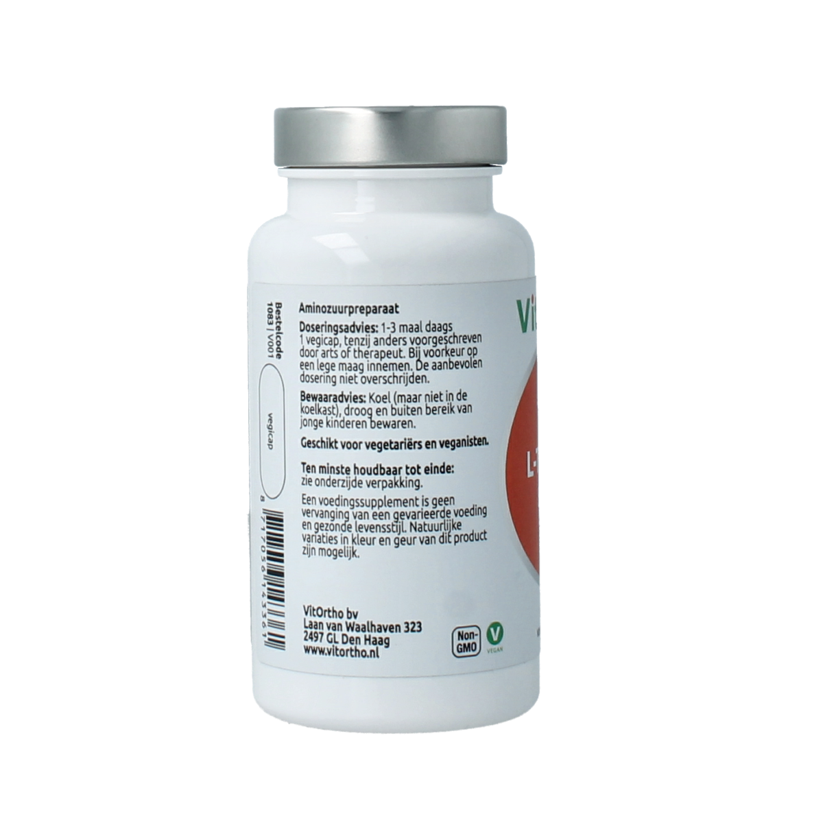 VitOrtho L-Tyrosine 500mg 60.00 Vegetarische capsules