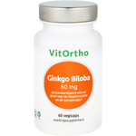 VitOrtho Ginkgo Biloba voorheen focusform 60.00 Vegetarische capsules