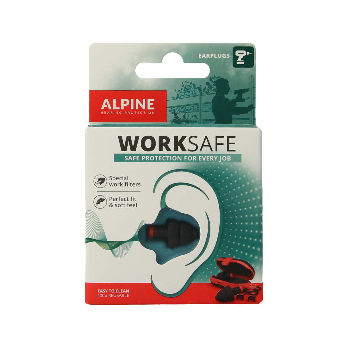 Alpine Worksafe oordopjes 1.00 Paar
