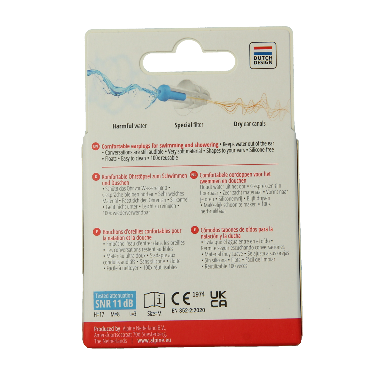 Alpine Swimsafe oordopjes 1.00 Paar