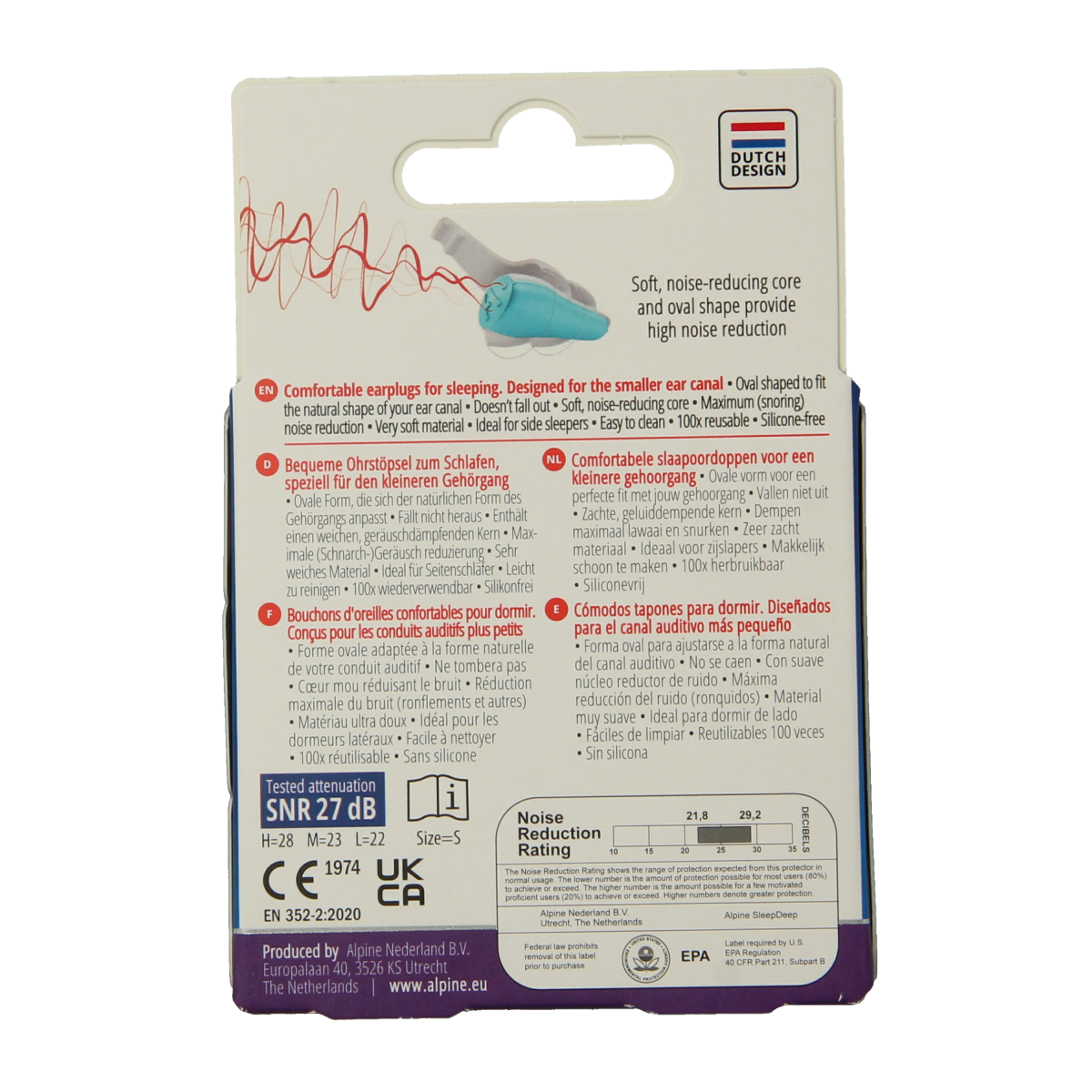 Alpine Sleepdeep earplugs mini 1.00 Paar