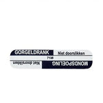 Spruyt Hillen Sticker gorgeldrank/mondspoel 1000.00 Stuks