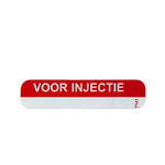 Spruyt Hillen Sticker voor injectie rood 1000.00 Stuks