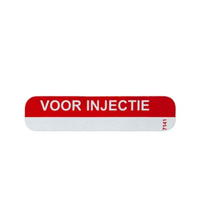 Spruyt Hillen Sticker voor injectie rood 1000.00 Stuks