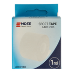 Emdee Sport tape 3.8cm x 10m wit 1.00 Stuks